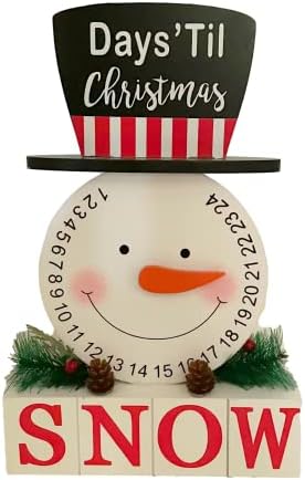 Advent Takvimi, Noel Dekorasyonuna Geri Sayım, Ahşap Masa Dekoru (Gnome)
