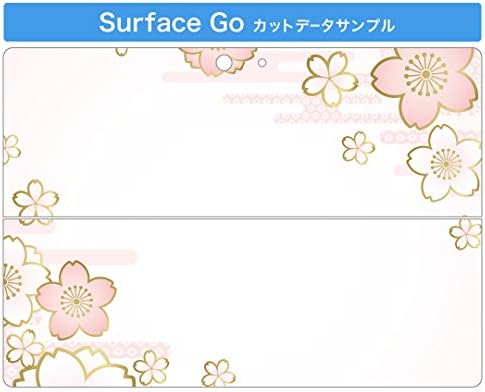microsoft Surface ıçin ıgstıcker Çıkartması Kapak Go/Go 2 Ultra Ince Koruyucu Vücut Sticker Skins 005130 Kiraz Çiçekleri Pembe Japon