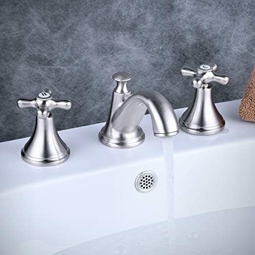 Üç delikli Musluk Yaygın Banyo lavabo musluğu Çift kolu, Güverte Üstü Vanity Musluk Lavabo Havzası Musluk, Beelee BL3050N