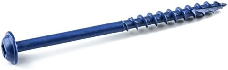 Kreg SML-C250B-125 Mavi Kote, Cep Vidaları, 2 1/2 İnç, 8 Kaba Dişli, Maksi-Kilit Kafası (125 Adet)