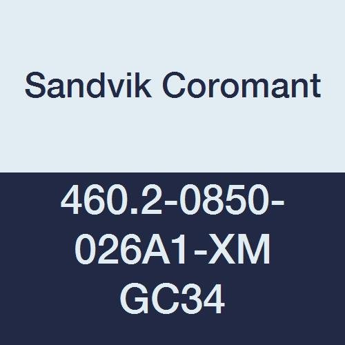 Sandvik Coromant 460.2-0850-026A1-XM GC34 Katı Karbür Matkaplar, Çok Malzemeler için CoroDrill 460 Katı Karbür Adım ve Pah Matkap,