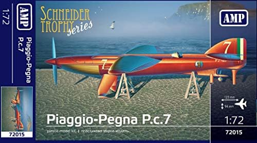 AMP 72-015 - 1/72-Piaggio-Pegna P. c. 7 Yarış Deniz Uçağı Ölçekli Model seti Plastik