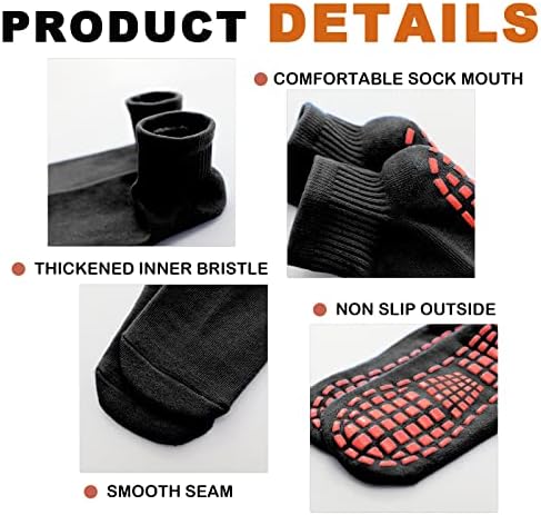 UniversalNon Kayma Yapışkan Sapları Çorap, Sıcak Termal Çorap Kadife Alt, Erkekler Kadınlar Kaymaz Çorap Kaymaz Yapışkan Kavrama Çorap
