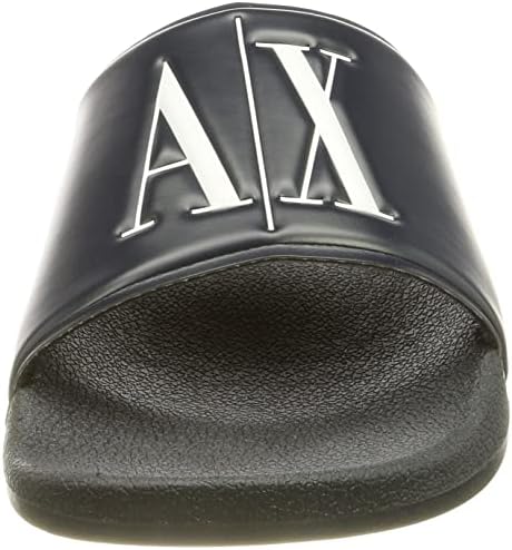 A / X ARMANİ EXCHANGE Erkek İkon Logo Havuz Kaydıraklı Sandalet