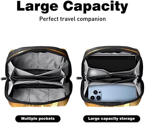 Taşıma çantası Seyahat kılıf çanta USB kablo düzenleyici Cep Aksesuar Fermuar Cüzdan, Cadılar Bayramı Gece Fare Hile Veya Tedavi
