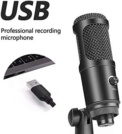 TWDYC Kondenser Mikrofon Bilgisayar USB Portu stüdyo mikrofonu pc için Ses Kartı Profesyonel Karaoke Mikrofonlar DJ Canlı Kayıt