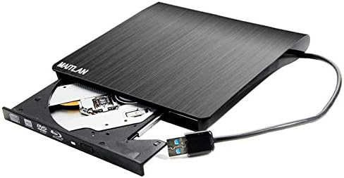 Ultra İnce USB 3.0 Harici 6X Blu-ray DVD M-Disk Yazıcı, BDXL 100GB 4K UHD 3D Disk Oynatıcı, Taşınabilir Optik Sürücü Dell Precision