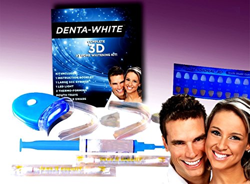 DentaWhite (TM) tarafından Diş Beyazlatma Kiti-Baştan Sona Eksiksiz Beyazlatma Kiti-Gülümsemenizin ışıldamasına ve parlamasına İzin