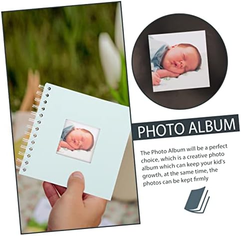 Didiseaon Fotoğraf Albümü Anma Kitabı Bebek Mini Özel Kağıt Gök Mavisi