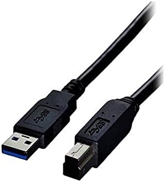 Kapsamlı Kablo USB Kablosu, 10', Siyah (USB3-AB-10ST)