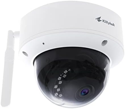 Kittyhok Dome Kablosuz Güvenlik Kamera Sistemi Açık / Kapalı | 4 adet 2 K Güvenlik Kamera Açık Kişi Algılama ile, 2-Way Ses / 10CH