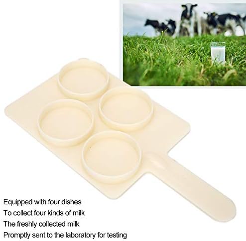 Yuehuamech Süt Test Tepsisi Süt Toplama Örnekleme Tepsisi Sığır Çiftliği Laboratuvarı Mastitis Test Panosu Dört Farklı Alana Sahip