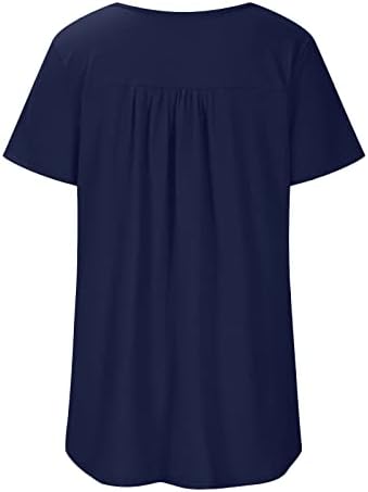 lcepcy kadın Gizlemek Göbek Gömlek 2023 Yaz Rahat Şık Kısa Kollu T Shirt Gevşek Fit Dantelli Bluzlar Tayt