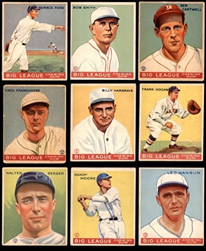 1933 Goudey Boston Braves Takım Seti Boston Braves (Set) VG/EX + Braves