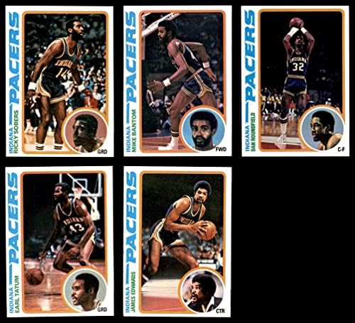 1978-79 Topps Indiana Pacers Takım Seti Indiana Pacers (Set) ESKİ + Pacers