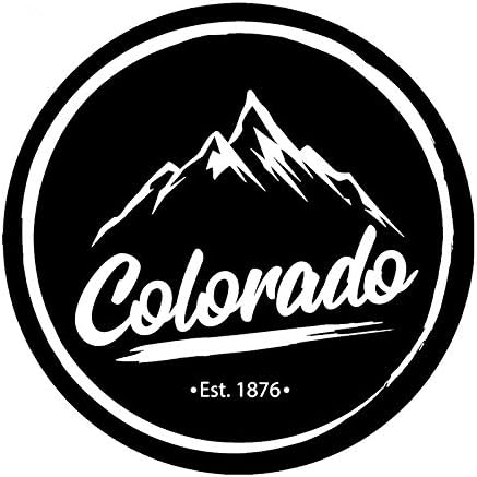 Colorado Kurulan 1876 MKR Çıkartması vinil yapışkan / Otomobil Kamyon Van Duvarlar Dizüstü / Siyah / 5. 5x5. 5 inç / MKR1462
