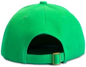 Tüm Bu Kel erkek beyzbol şapkası, Basketbol Şapkası Yeşil / Kırmızı,Ayarlanabilir Snapback işlemeli Baba Şapkası