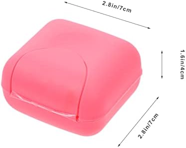 Healeved Plastik Tampon Durumda 12 pcs Mini Tampon Çanta Seyahat Taşınabilir Sıhhi Tutucu temizlik peçeteleri Konteyner Sabun Koruyucular