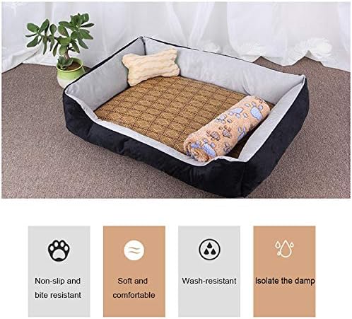 Kedi köpek yatağı Kış Yumuşak Sıcak Rahat Bellek Köpük Evcil Hayvan yatağı, Ortopedik köpek yatağı ve Kanepe (Çıkarılabilir Makinede