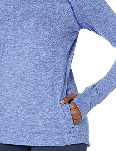 Essentials Kadın Fırçalanmış Teknoloji Streç Açılır Kapüşonlu Sweatshirt (Büyük Beden Olarak Mevcuttur)