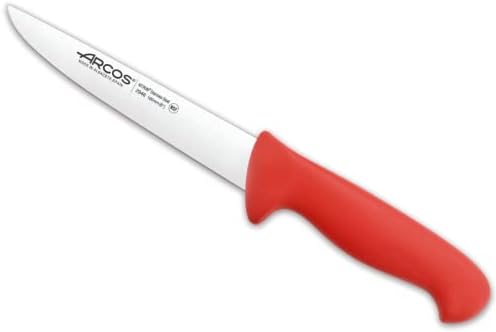 ARCOS Kasap Bıçağı 6 inç Paslanmaz Çelik ve 160 mm Dar bıçak. Profesyonel Bıçak. Ergonomik Polioksimetilen Tutamak. Seri 2900. Renk
