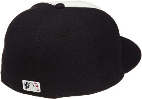 Major League Baseball Cleveland Indians 2011 Yıldızlar ve Çizgiler 59 Elli Şapka, Beyaz / Lacivert