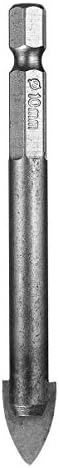 GONGJU31 3-12mm Seramik Karo Matkap Ucu Çimentolu Karbür Üçgen Mızrak Noktası Kafa Araçları Kiti Ev Geliştirme (Renk: 5mm)
