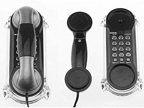 UXZDX CUJUX Duvara Monte Telefon Retro Moda Yaratıcı Ev Otel Başucu Sabit Telefon (Renk: A)