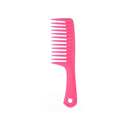 Dolaşık açıcı Tarak Kolu Saç Kesimi Saç Tarak Kuaförlük geniş diş ıslak Plastik Saç Bakımı saç fırçaları Kıvırcık Saç Kızlar için