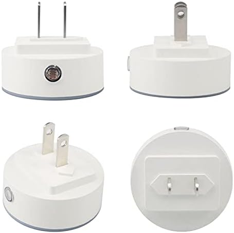 2 Paket Plug-in Gece Lambası LED Gece Lambası Prenses Mor Alacakaranlıktan Şafağa Sensörü Çocuk Odası, Kreş, Mutfak, Koridor