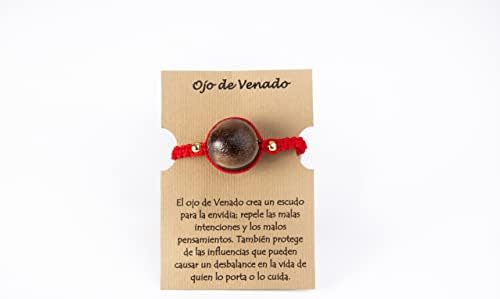 SANTA VISTA Ojo de Venado - Mal de Ojo Bracelet |Hilo Rojo/Red String|