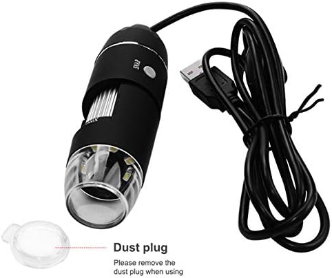Mikroskop, USB mikroskop endüstriyel aksesuarlar, taşınabilir büyütme, dahili 8 LED ışıkları, telefon tamir için takı değerleme