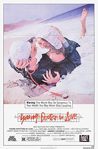 Aşık Genç Doktorlar 1982 ABD Tek Sayfalık Poster