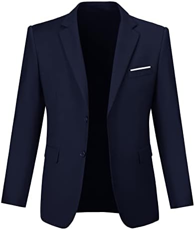 Erkek Takım Elbise Ceketler Slim Fit İki Düğme Katı İş Blazer Tops Resmi Balo Takım Elbise Blazer Spor Ceket Düğün Smokin erkekler