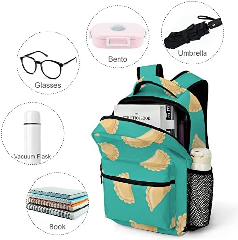 Köfte Sevimli Dizüstü Sırt Çantaları Seyahat Daypacks Unisex Moda Kolej omuzdan askili çanta
