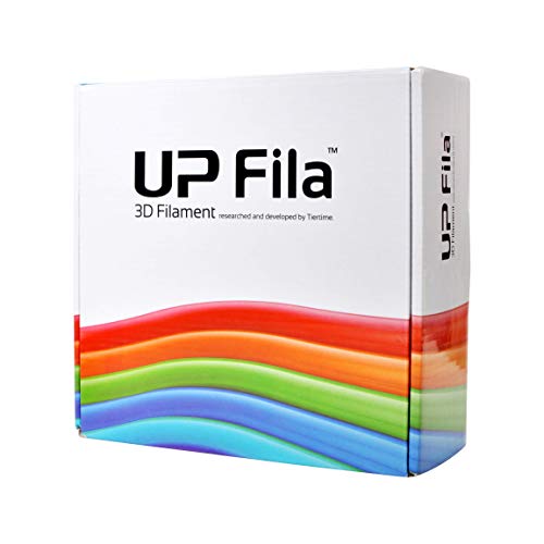 Tiertime UP Fila Premium PLA 3D Yazıcı Filament, Düşük Koku, Tutarlı 1.75 mm Çap, 1 KG (500g×2 Makara), Siyah