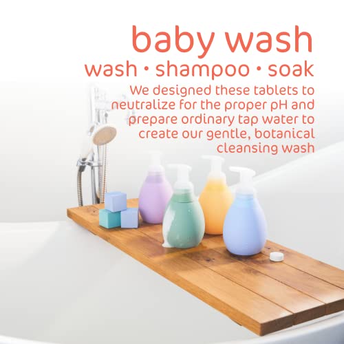En iyi Bebek Banyosu Dolum Tabletleri, Yatıştırıcı Papatya, Hepsi Bir Arada Bebek Şampuanı, Yıkama ve Köpürme Banyosu Çözünen Sabun
