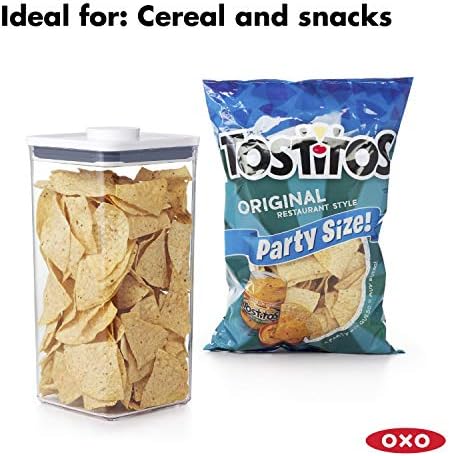 OXO Good Grips POP Konteyner - Hava Geçirmez Gıda Depolama-Toplu Gıda için 6.0 Qt ve İyi Grips POP Konteyner-Hava Geçirmez Gıda Depolama-Şeker