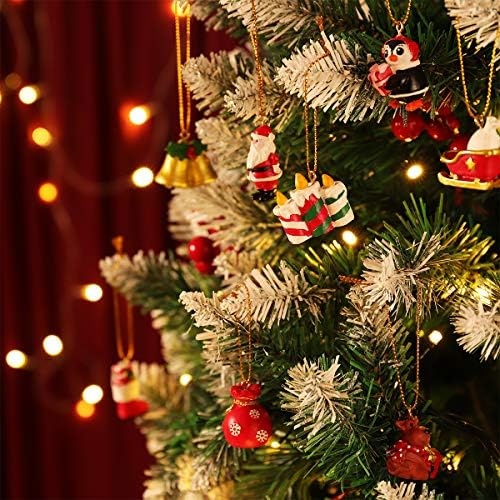 TOYANDONA 2022 Noel Advent Takvimi, Noel Geri Sayım Takvimi 24 Gün Asılı Noel Advent Takvimine Geri Sayım Noel Ağacı Süsleri için Süsler
