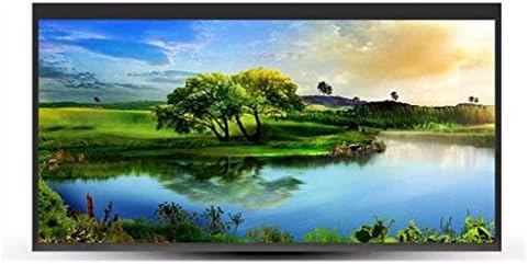 LIUZH Açık Basit Taşınabilir Ekran 16: 9 Seyahat Ön ve Arka Projeksiyon Ekranı Gece Süper İnce Projeksiyon Ekranı (Boyut: 72 inç)