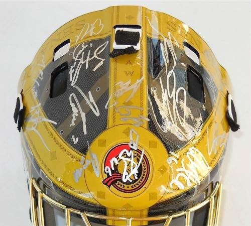 2013/14 Ottawa Senatörleri Takımı Kaleci Maskesini İmzaladı (Kanıtsız!)- İmzalı NHL Kaskları ve Maskeleri
