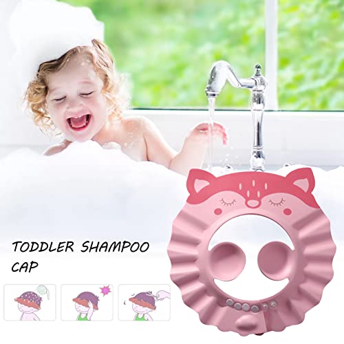 3 Paket Bebek Duş Başlığı Ayarlanabilir Yumuşak EVA Banyo şampuan kabı Hayvan Tasarım Kulaklar Gözler Koruma Saç Yıkama Yardımcıları