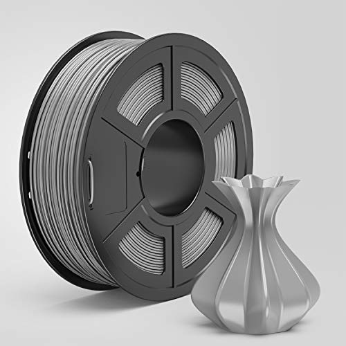 TECBEARS PLA 3D Yazıcı Filament 1.75 mm Gümüş, Boyutsal Doğruluk + / -0.02 mm, 1 Kg Makara, 1'li paket