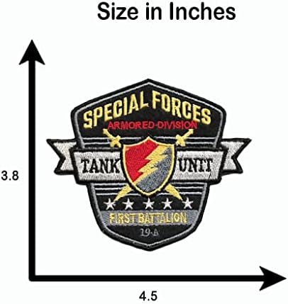 Motohog Benzersiz İşlemeli Yama dikmek (Tank Ünitesi ) 4. 5x3. 8 inç