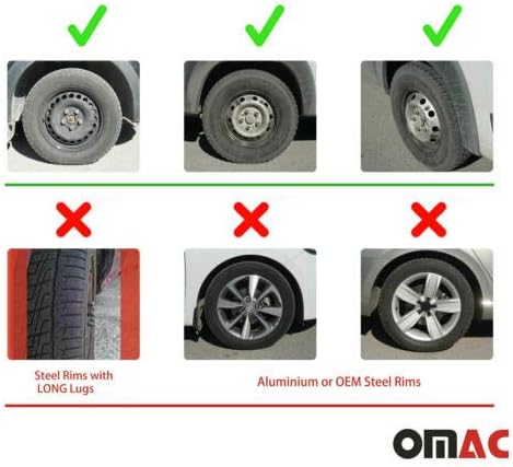 Toyota Corolla Gri ve Beyaz 4 adet için OMAC 16 inç Jant Kapağı. Jant Kapağı-Göbek Kapakları-Araba Lastiği Dış Değişimi