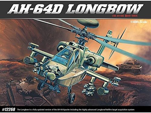 Akademi Modelleri 12268 1/48 Plastik Model Seti AH - 64D Longbow