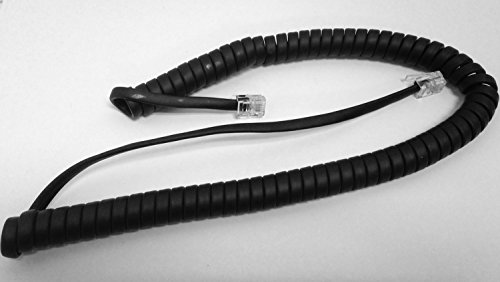VoIP Salonu Yedek 9 Ayak Kısa Siyah Ahize Alıcısı Kıvırcık Bobin Kablosu Digium IP Telefon D40 D45 D50 D60 D62 D65 D70 D80