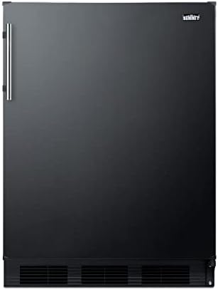 Summit Appliance FF63BK Müstakil Konut Tezgahı Yüksekliği 24 Genişliğinde Tamamen buzdolabı, Otomatik Buz Çözme, Lüks iç mekan, Profesyonel