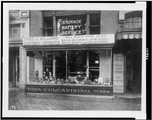 HistoricalFindings Fotoğraf: Gösteri Penceresi, Thomas J. Williams, Elektrik Yüklenicisi, Washington, DC, 1910-1932