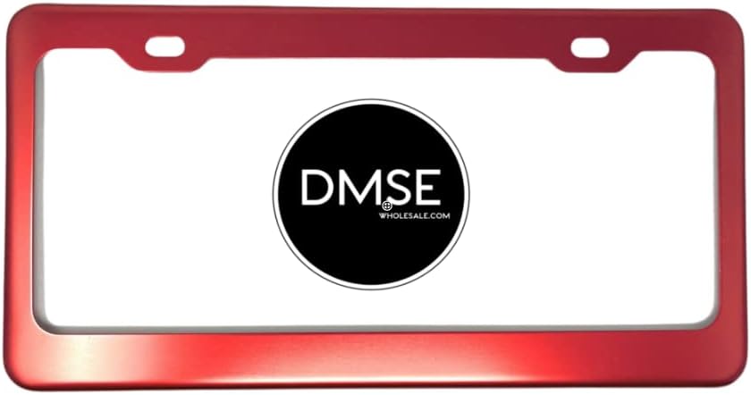 DMSE Düz Renk Metal Evrensel Plaka Çerçevesi (Siyah)